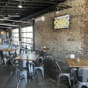 the interior of the tasting room