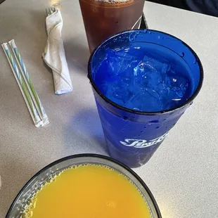 Orange Juice and Ice Tea
