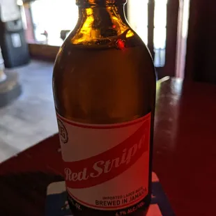 a bottle of beer