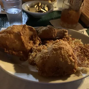 Broasted chicken so crispy and good