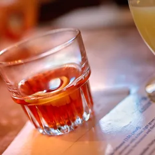 Sazerac &quot;rye whiskey, Peychauds bitters, Angostura bitters, Herbsaint rinse&quot;