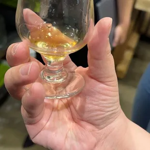 Caught a tour on the day they were opening a casket! Delicious.