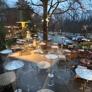 Outside of our window seat