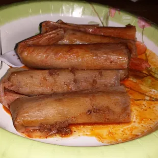 Did I mention that they sell tamales by the half dozen?