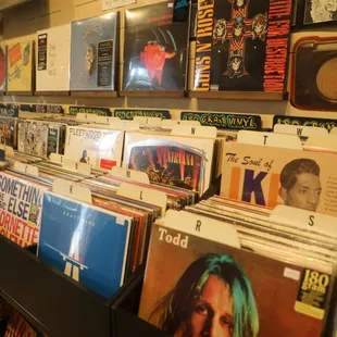 We have a large selection of sealed and180 gram vinyl.