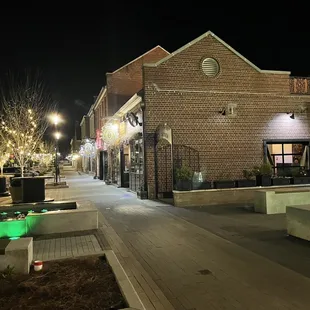 View from the outside at night