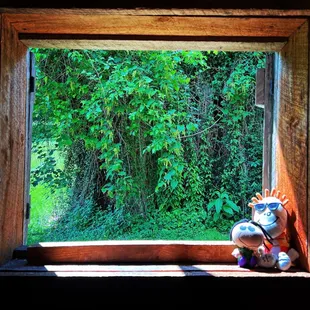 Vacation dudes sitting a spell