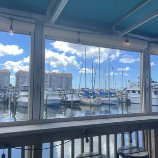 View from the outside pier