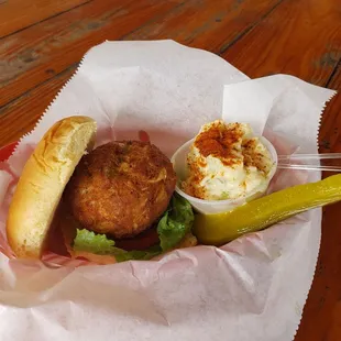 Crab Cake Sandwich