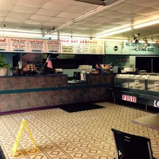 Interior (only two tables for eating in)