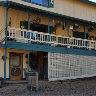 (Lower Left) The private entrance and front porch for the Orion Room...
