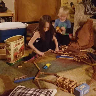 Lots of things in the game closet to keep them occupied.