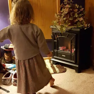 We were warm and toasty all night despite the low temperatures outside.