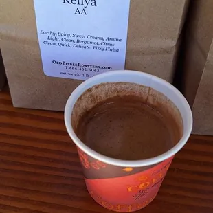 My sample of Kenya AA