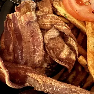 Old dried out Bacon. Unbelievable