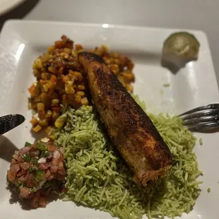 Red Chile Glazed Salmon