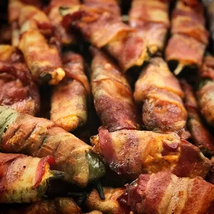 Bacon-wrapped Jalapeno Poppers
