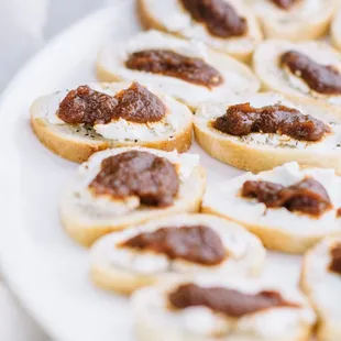 Smoked Tomato Jam on Crostini