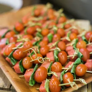 Watermelon Basil Skewers Photo by Candice Adelle