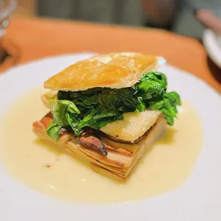 Mushroom mille feuille