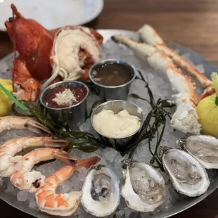 Seafood platter