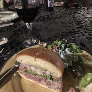 Ahi sandwich cooked perfectly and tasty!