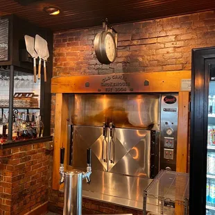 Smoker oven bar area