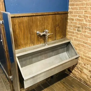 Trough in men&apos;s room : )