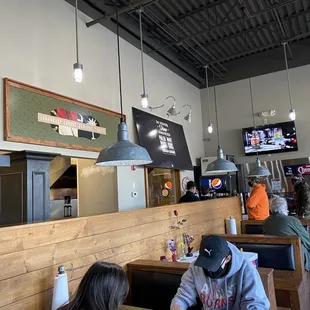 customers at the counter