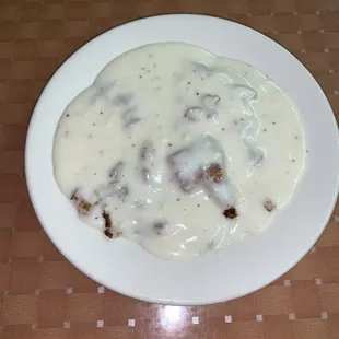 Biscuits and sausage gravy