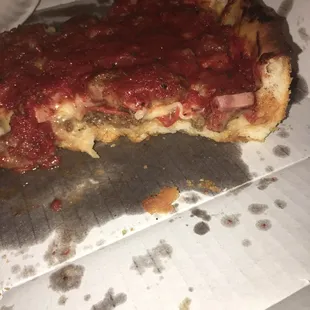 a slice missing