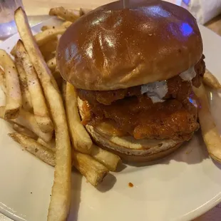 Spicy chicken sandwich