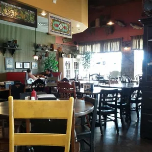 the interior of a restaurant