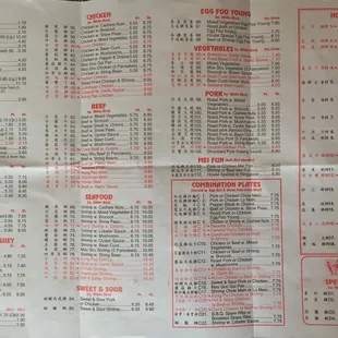 Menu Back
