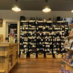 a wine store