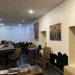 the interior of a restaurant