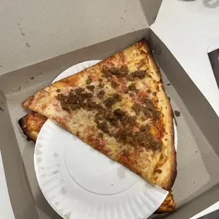 Pizza Slice Sausage or Pepperoni