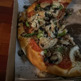 Old City Pizza (minus the cheese) NOT BY REQUEST