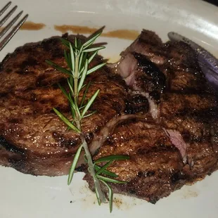 Ribeye low fat cooked perfectly