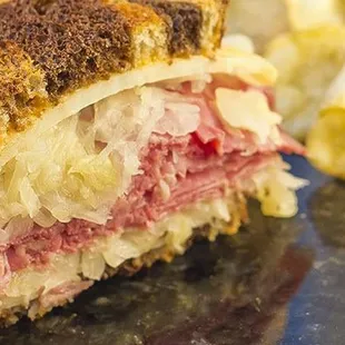 Reuben sandwich that is a classic but always a top pick!