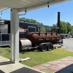 Smoker - outdoor seating