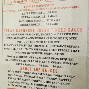 Great BBQ doesn&apos;t need the sauce!  True statement!