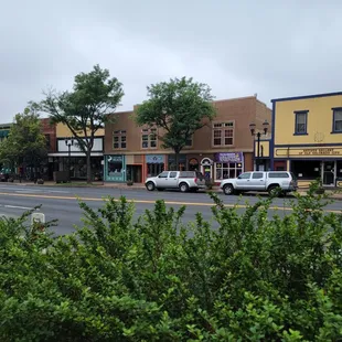 Example street shops