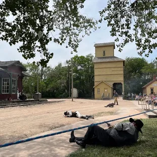 shoot out reenactment