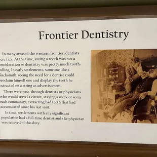 frontier dentistry