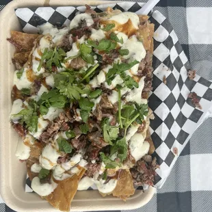 Brisket nachos
