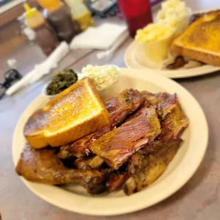Chicken and Rib meal