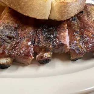 bbq ribs, food, ribs