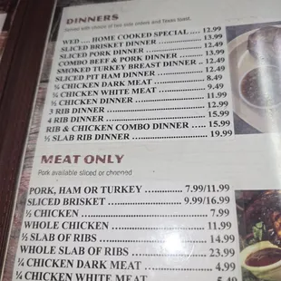 Dinners - May 2024