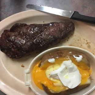 Charcoal Grilled Ny Strip